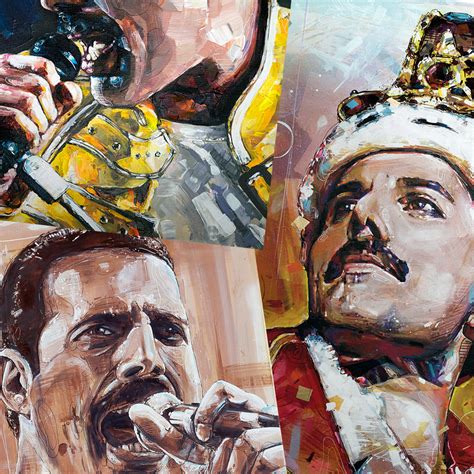 A place for fans of freddie mercury to see, download, share, and discuss their favorite fan art. Freddie Mercury Crown print (50x70cm) - Jos Hoppenbrouwers art