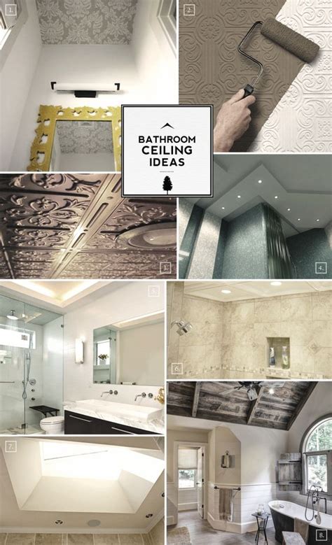 Teeth a common way to make small bathrooms appear larger is to make the ceiling look taller, says designer dawn falcone. Bathroom ceilings, Ceiling ideas and Cove on Pinterest