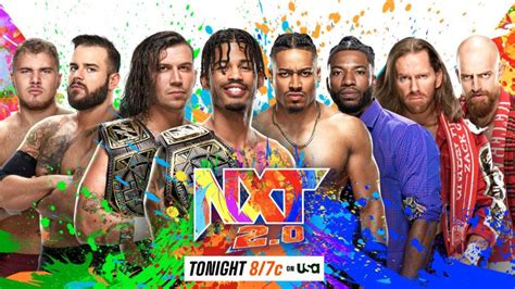 WWE NXT Live Results Fatal Four Way Tag Team Title Match WON F4W