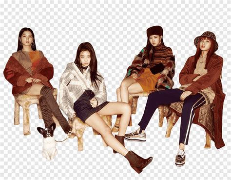 Blackpink Nylon Japan Four Women Sitting On Chairs Png Pngegg