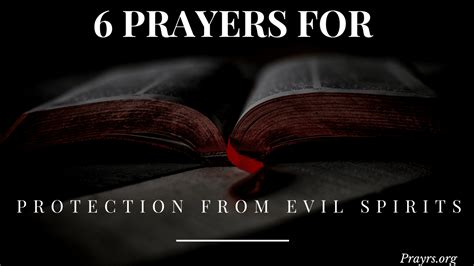 7 Powerful Prayers For Protection From Evil Spirits Prayrs