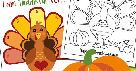 Girls and boys will gobble up this hilarious story about ten goofy turkeys and their silly antics: Thanksgiving Coloring Page Printable - Messy Little Monster