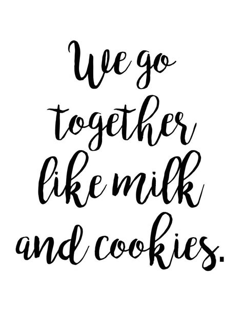 Printable We Go Together Like Milk And Cookies See Vanessa Craft