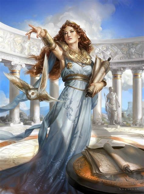Goddess Of Wisdom Athena Atenea Diosa Griega Atenea Mitologia Griega Ilustraciones