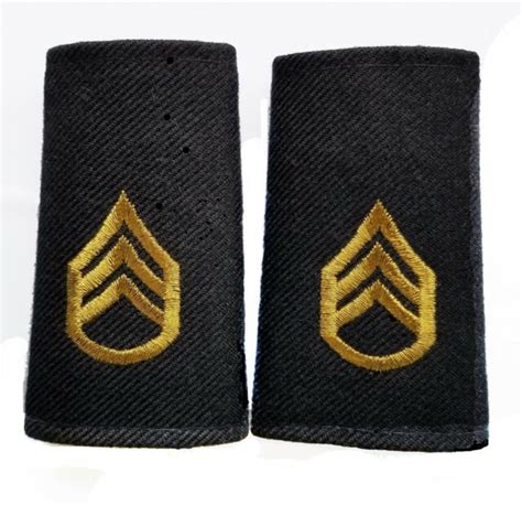 Us Army Staff Sergeant Ssg Shoulder Boards Small Rank Epaulets Pair