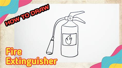 How To Draw A Fire Extinguisher - Proofcheek Spmsoalan