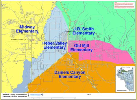 School Boundaries Wasatch School District