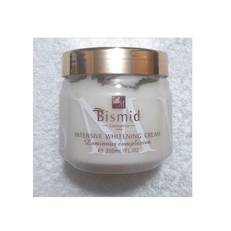 Bismid Cosmetics Cream For Intensive Whitening Complexion 200ml 7fl