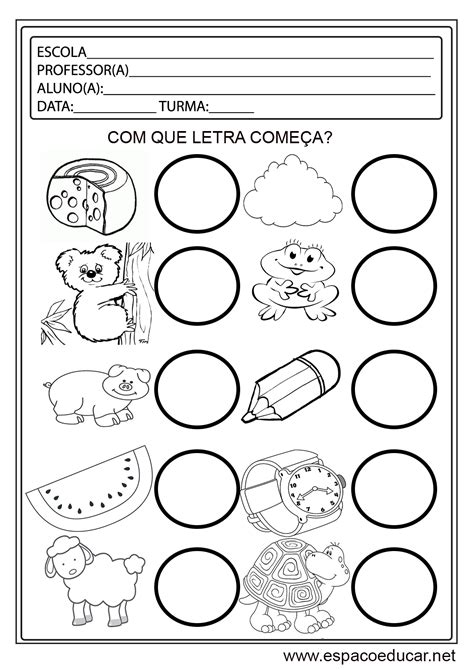 A Arte De Educar Atividades Alfabetização