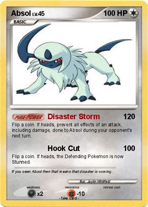 Pokémon Absol 1105 1105 Disaster Storm My Pokemon Card
