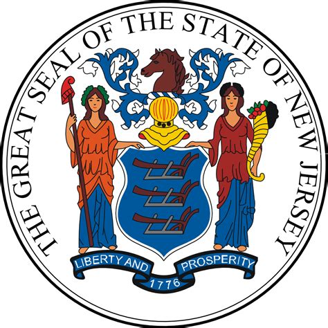 New Jersey State Seal Picture Clipart Best