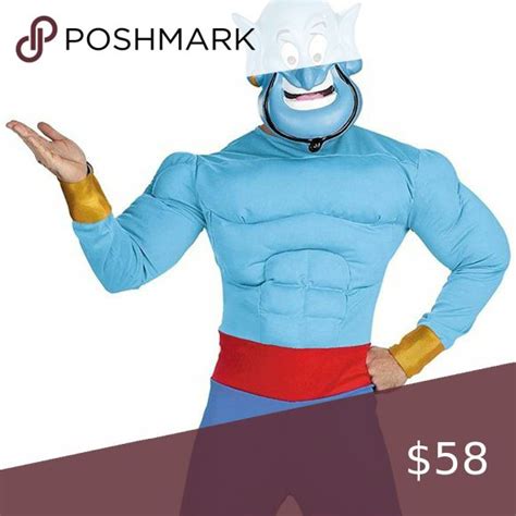 Aladdin Genie Male Muscle Costume Genie Aladdin Aladdin Genies