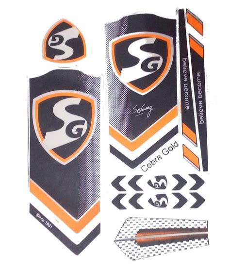 Our sg cricket bat collection 2017 Cricket Bat Sticker Set Sg Cobra Gold and 50 similar ...