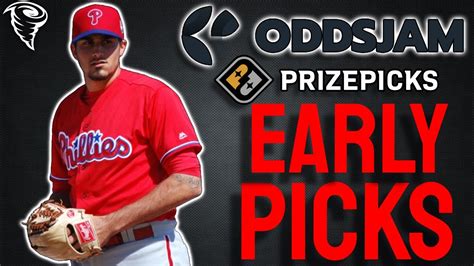 Prizepicks Mlb Early Top 5 Picks W Oddsjam 69 Mlb Prizepicks