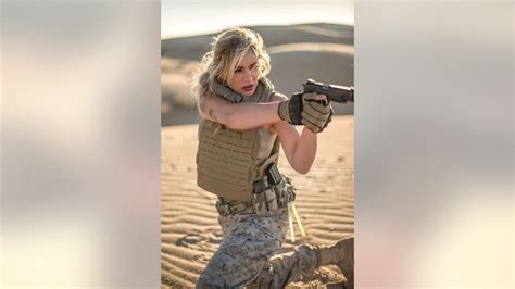 ‘worlds Hottest Marine Shannon Ihrke Strips Down In New Desert Photo Shoot Fox News