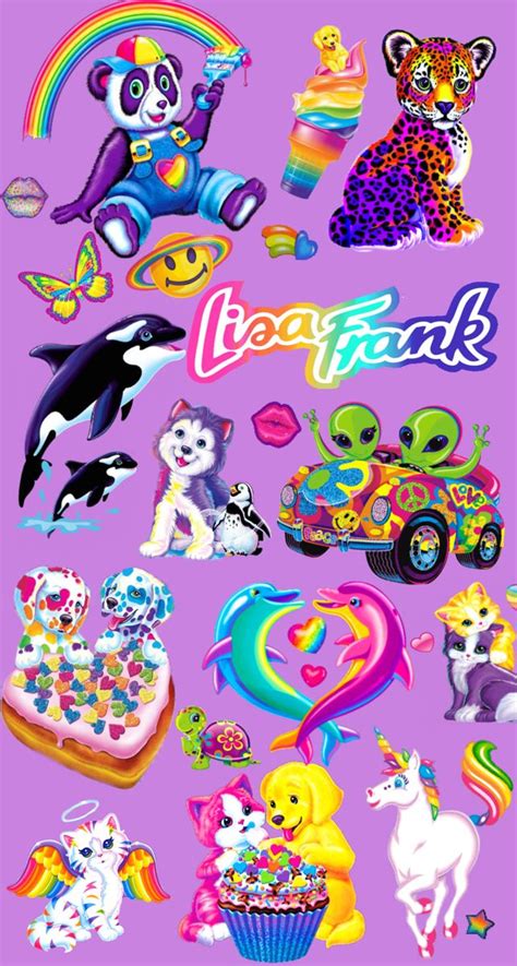 Lisa Frank Character Collage Portfolio Artofit