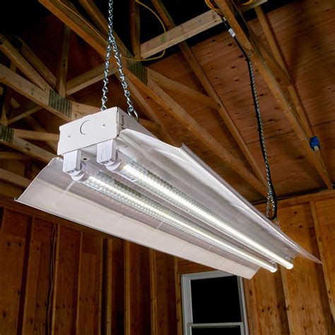 This will give you many access points to work above the ceiling on the light fixtures and their associated wiring. How To Install Fluorescent Light Fixture In Garage ...