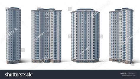 Isolated Same Buildings Different View On Stock Illustration 1770329123