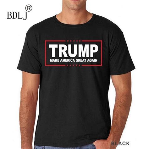 Bdlj 2017 Summer Fashion Donald Trump T Shirt Mens High Quality Custom