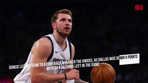Luka Doncic Records Historic 60 Point Triple One News Page Video