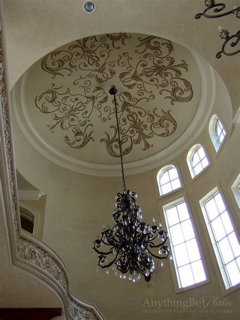 There are many decorative articles that you can use, like ceiling medallions, rims, beautiful and ceiling domes. Hand Painted Dome | Decorative Painting and Plasters by ...