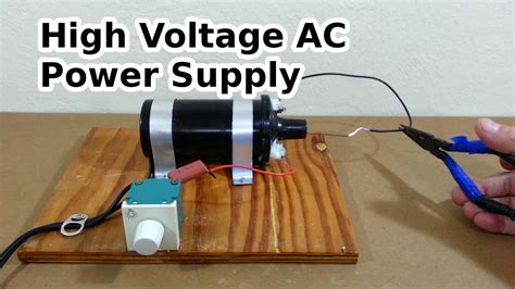 Diy High Voltage Ac Power Supply Ludic Science Thewikihow