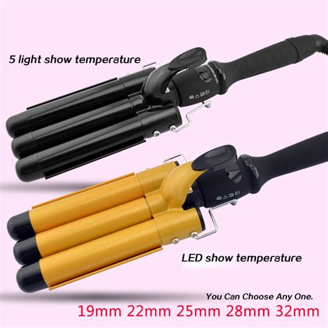 Professional Curl Hair Styler Tools 19mm Pro Lcd Hair ...