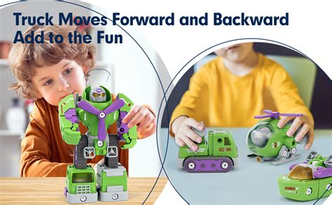 Hahaland Take Apart Robot Toys 3 In 1 Stem Toys For Kids 3 5 Kids
