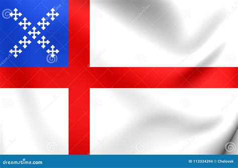 Flag Of Episcopal Church Stock Illustration Illustration Of Arms