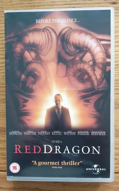 RED DRAGON VHS SUR Anthony Hopkins Edward Norton Ralph Fiennes Emily