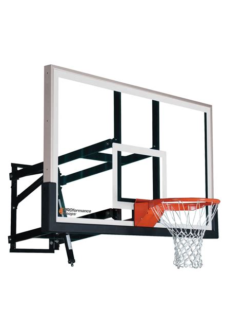 Wall Mount Wm60 Adjustable Basketball Hoop With 60 Inch Backboard Let