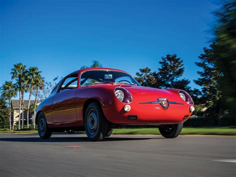 1957 Fiat Abarth 750 Record Monza Zagato Amelia Island 2019 Rm