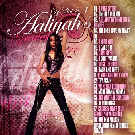 Aaliyah Greatest Hits Mixtape Cd Etsy