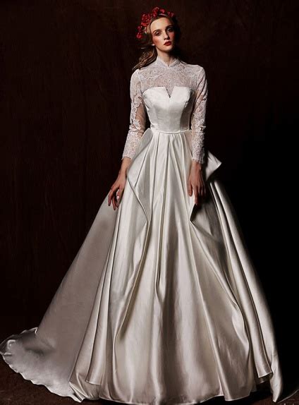 Vedi i prezzi e le recensioni dei clienti. Abito da Sposa Invernale nuova collezione in raso e ...