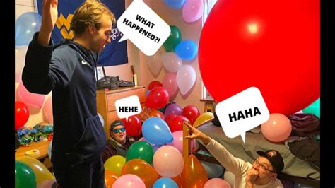 Filling A Dorm With 1000 Balloons Prank Youtube