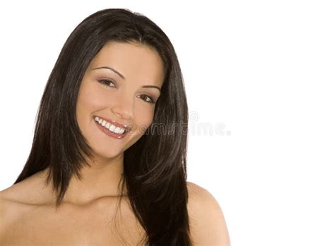 Pretty Brunette Stock Photo Image Of Skin Portrait Make 9186026
