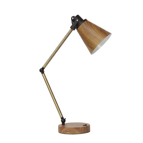 Table and desk lamps with usb port and outlet: default_name | Metal desk lamps, Desk lamp, Gold table lamp