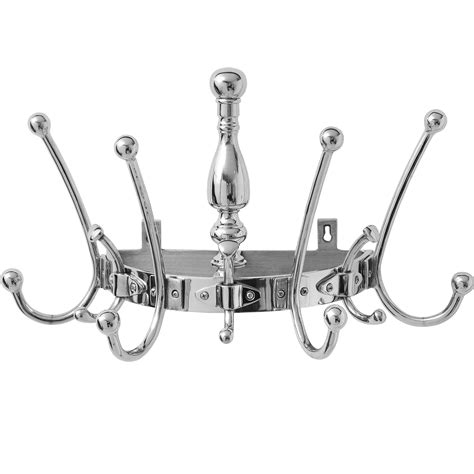 Get the best deals on coat & hat racks. Silver Wall Mounted Coat Rack | Coat Rack | HomesDirect365
