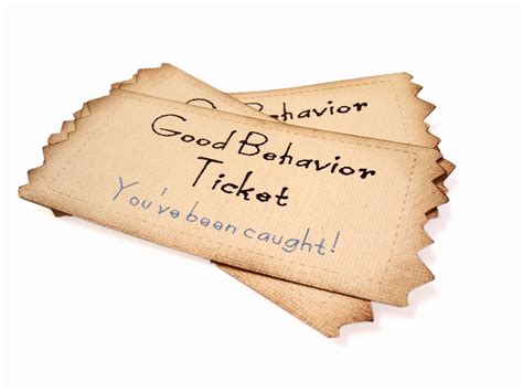 Teacher's Week: Good Behavior Tickets - Pazzles Craft Room
