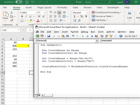 Using The Excel Vba Counta Function Rockets Marketing