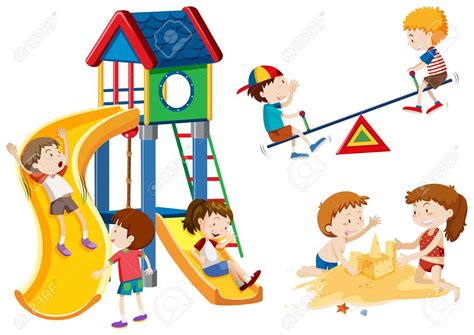 Kids Playing On Playground Clipart 10 Free Cliparts Download Images