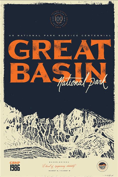 Great Basin Vert Graphic Design Class Great Basin National Park