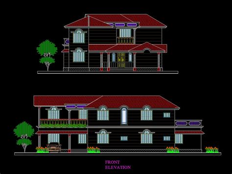 Building Elevation 1 Cad Design Free Cad Blocks Drawi