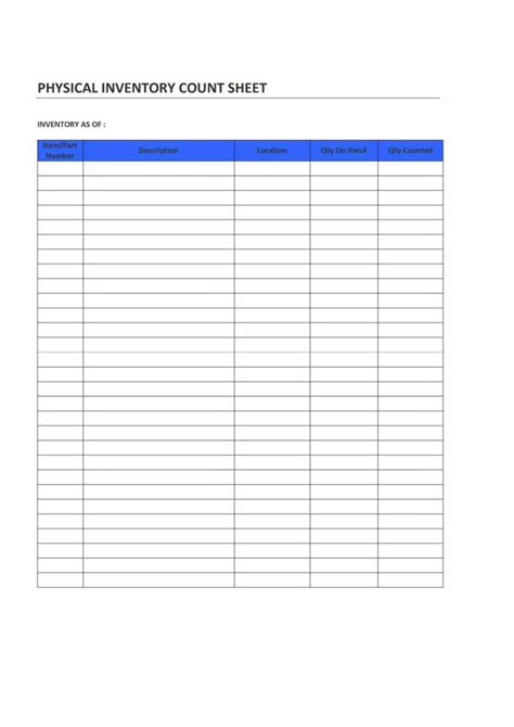 Examples Of Inventory Spreadsheets — Db