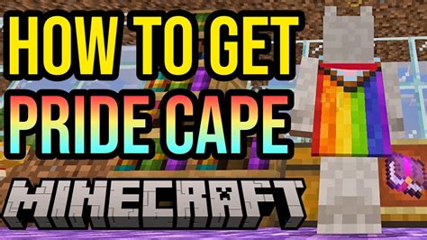 How To Get Pride Cape Minecraft Bedrock Psxboxpe Youtube