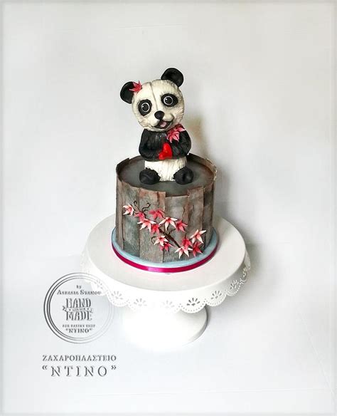 Cake Sweet Panda Decorated Cake By Aspasia Stamou Cakesdecor