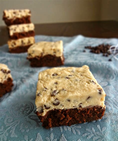 The Cooking Actress Chocolate Chip Cookie Dough Brownies