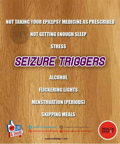 Seizure Triggers Epilepsy Seizures Focal Seizure
