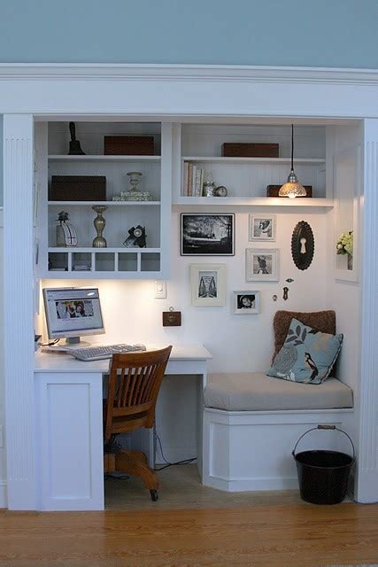 Organizing your small home office space. Five Small Home Office Ideas