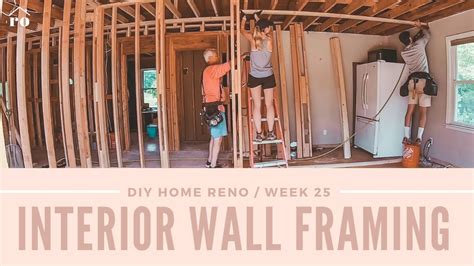Our Diy Interior Wall Framing Part 1 Youtube
